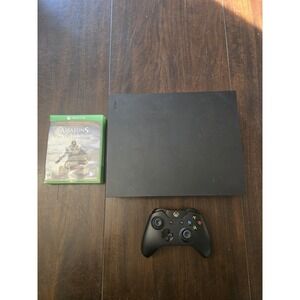 Microsoft Xbox One X Console Black 1TB w/ Controller/ 2 Games